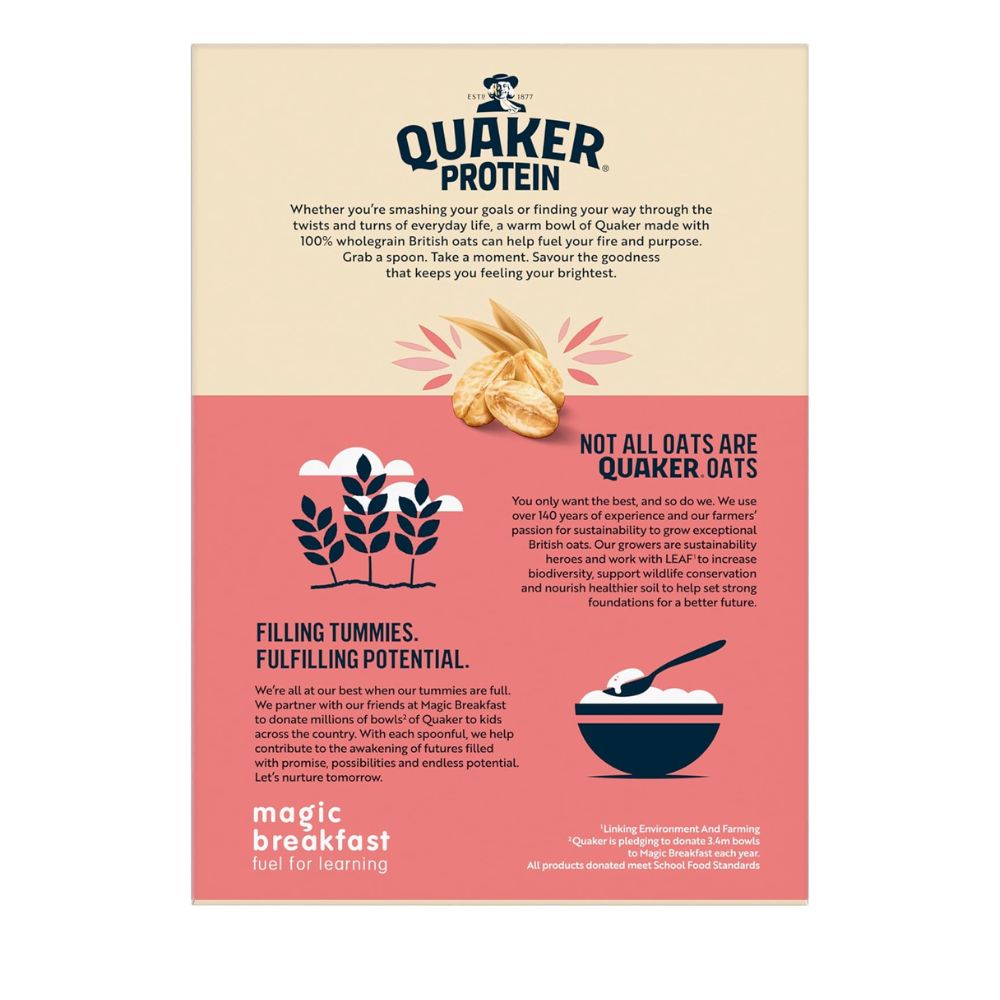 Quaker Oat So Simple Protein Strawberries and Cream