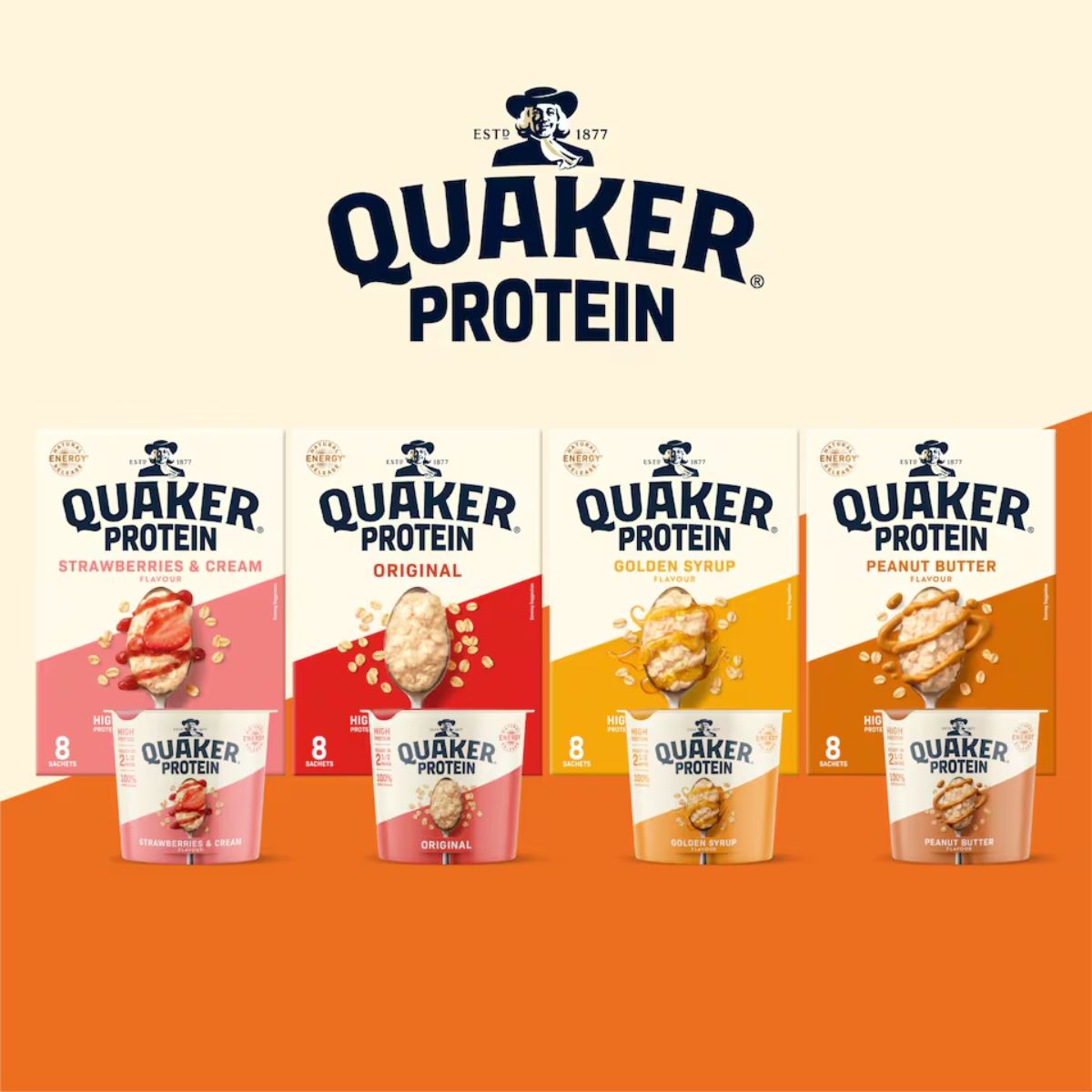 Νιφάδες Βρώμης Ολικής Άλεσης Quaker Oat So Simple Strawberries and Cream Porridge Pot