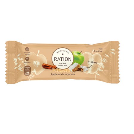 Ration Apple and Cinnamon Snack Bar