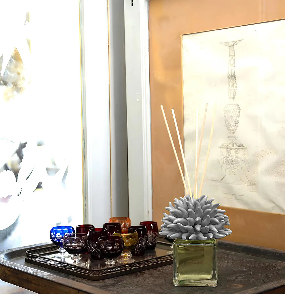 Αρωματικό Χώρου Ricciocaprese Anemone Scent Diffuser Pearl Grey Neroli 200ml