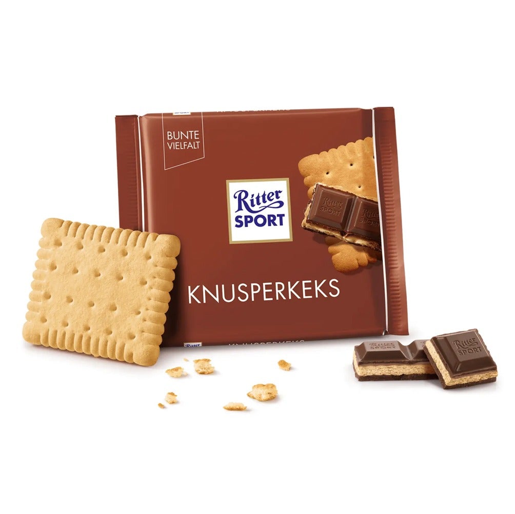 Σοκολάτα Γάλακτος με Μπισκότο Ritter Sport Butter Biscuit 100g