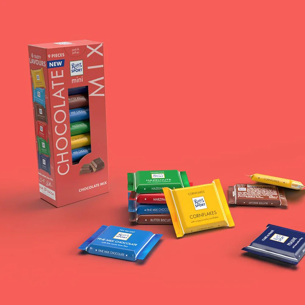 Συλλογή Σοκολάτες Ritter Sport Mini Chocolate Mix Tower 150g