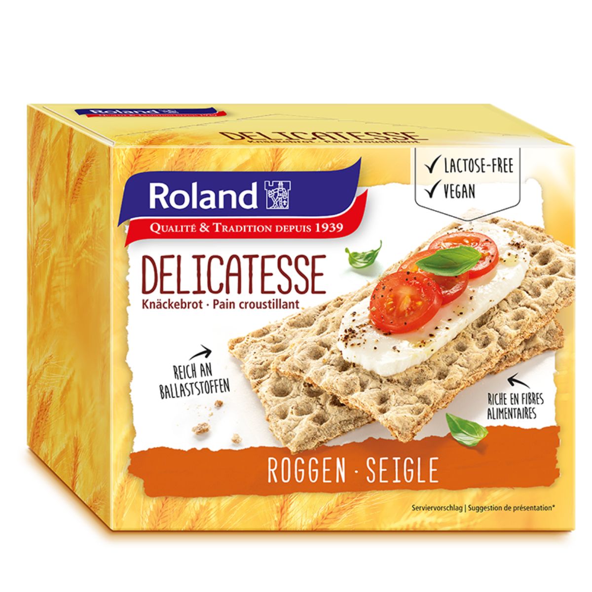 Φρυγανιές Χωρίς Λακτόζη Roland Delicatesse Lactose-Free Vegan