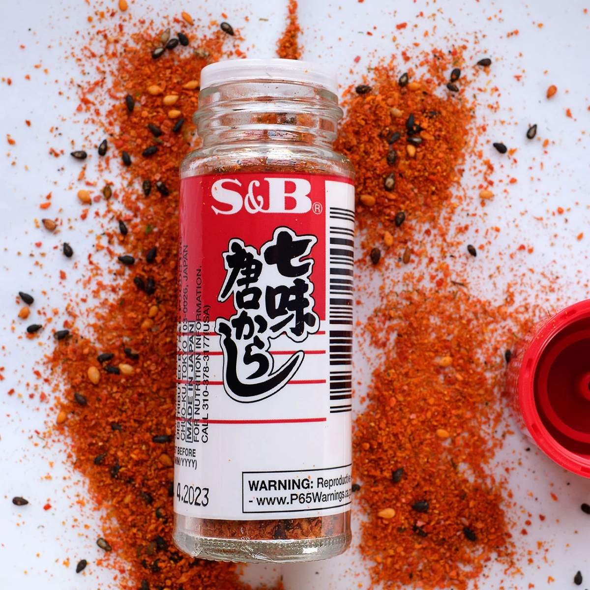 Μείγμα Μπαχαρικών με Κόκκινο Πιπέρι S and B Pepper Mix Shichimi Togarashi