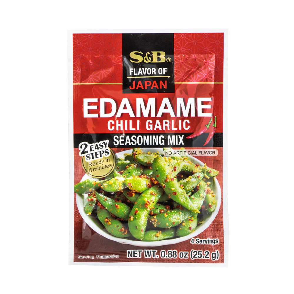 Μείγμα Μπαχαρικών S & B Seasoning Mix Chili Garlic Flavor For Edamame 25g