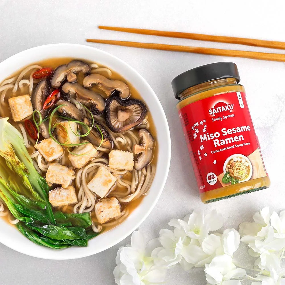 Συμπυκνωμένη Βάση Σούπας Ράμεν Saitaku Sesame Miso Ramen Concentrated Soup Base 210ml