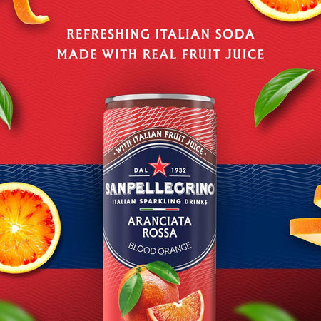 Αναψυκτικό San Pellegrino Italian Sparkling Drinks Aranciata Rossa