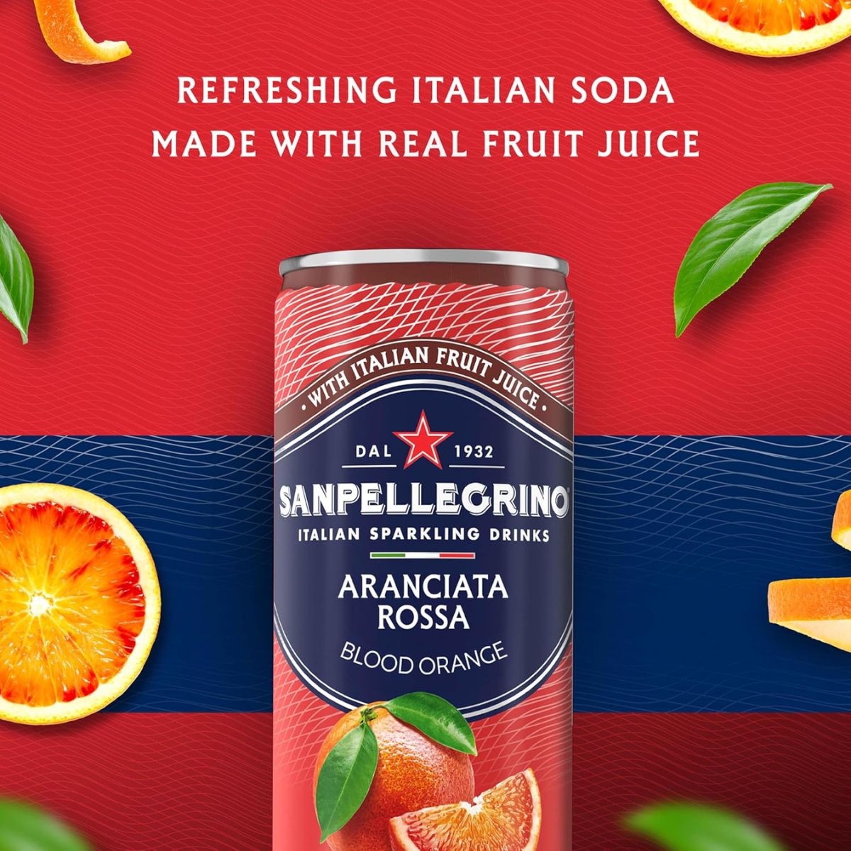 Αναψυκτικό San Pellegrino Italian Sparkling Drinks Aranciata Rossa
