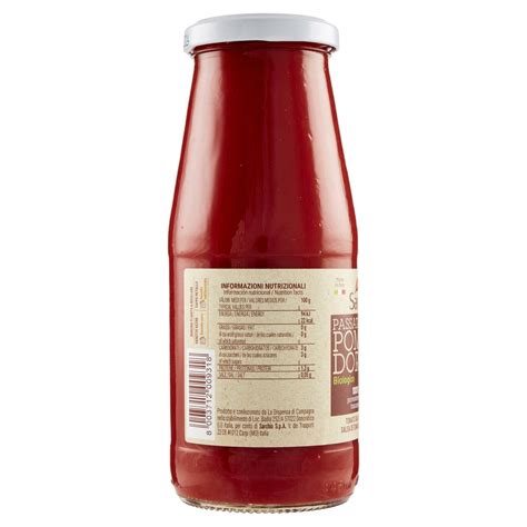 Σάλτσα Τομάτας Βιολογική Sarchio Passata di Pomodoro Bio 425g