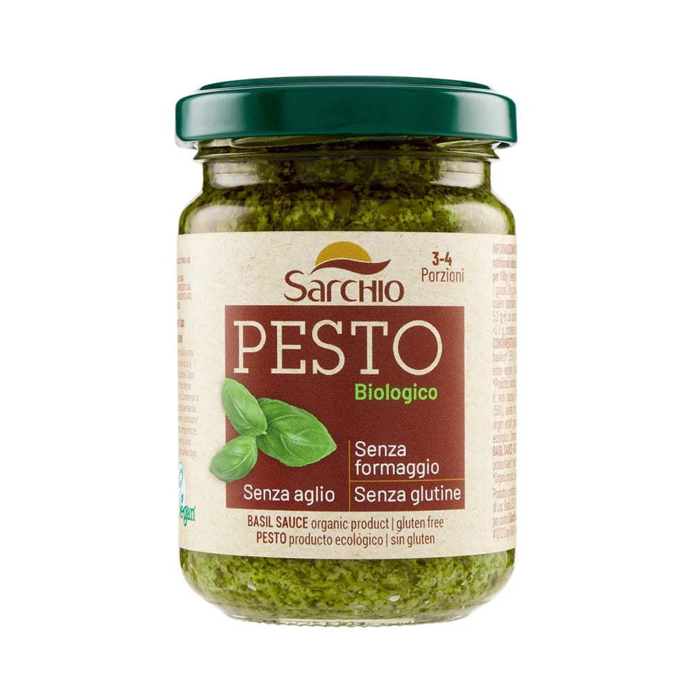 Σάλτσα Πέστο Βιολογική Sarchio Pesto Biologico Vegan Gluten Free 130g
