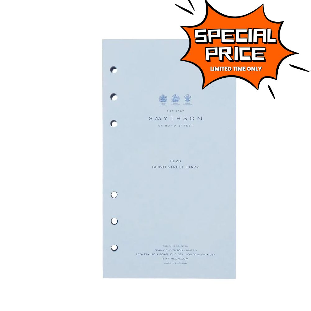 Ανταλλακτικό Ημερολογίου Smythson 2023 Bond Diary Refill