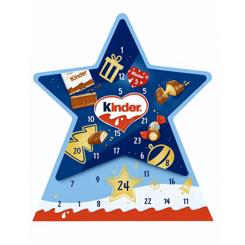 Σοκολατένιο Χριστουγεννιάτικο Ημερολόγιο Αστέρι Kinder Collection Advent Calendar