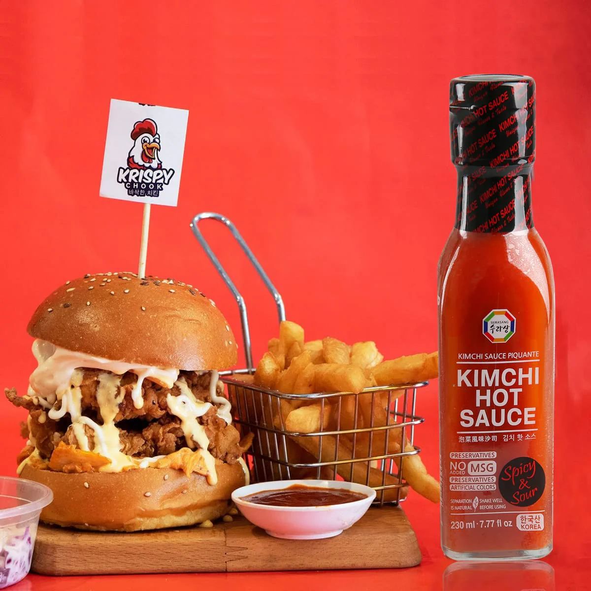 Σάλτσα Surasang Kimchi Hot Spicy and Sour Sauce