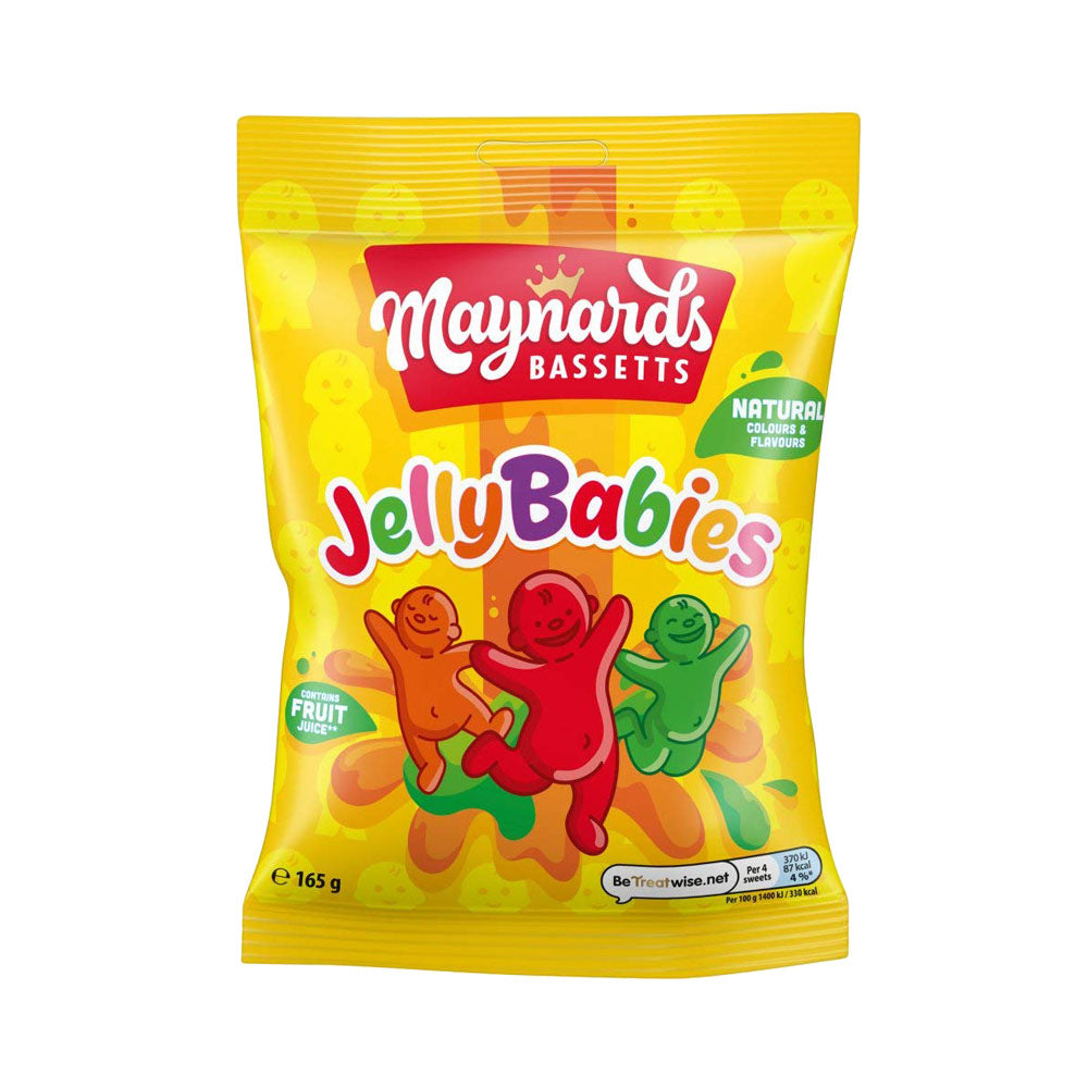 Ζελεδάκια με Γεύσεις Φρούτων Maynards Bassetts Jelly Babies 190g