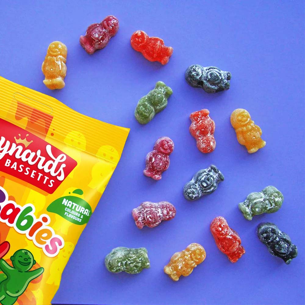 Ζελεδάκια με Γεύσεις Φρούτων Maynards Bassetts Jelly Babies 190g