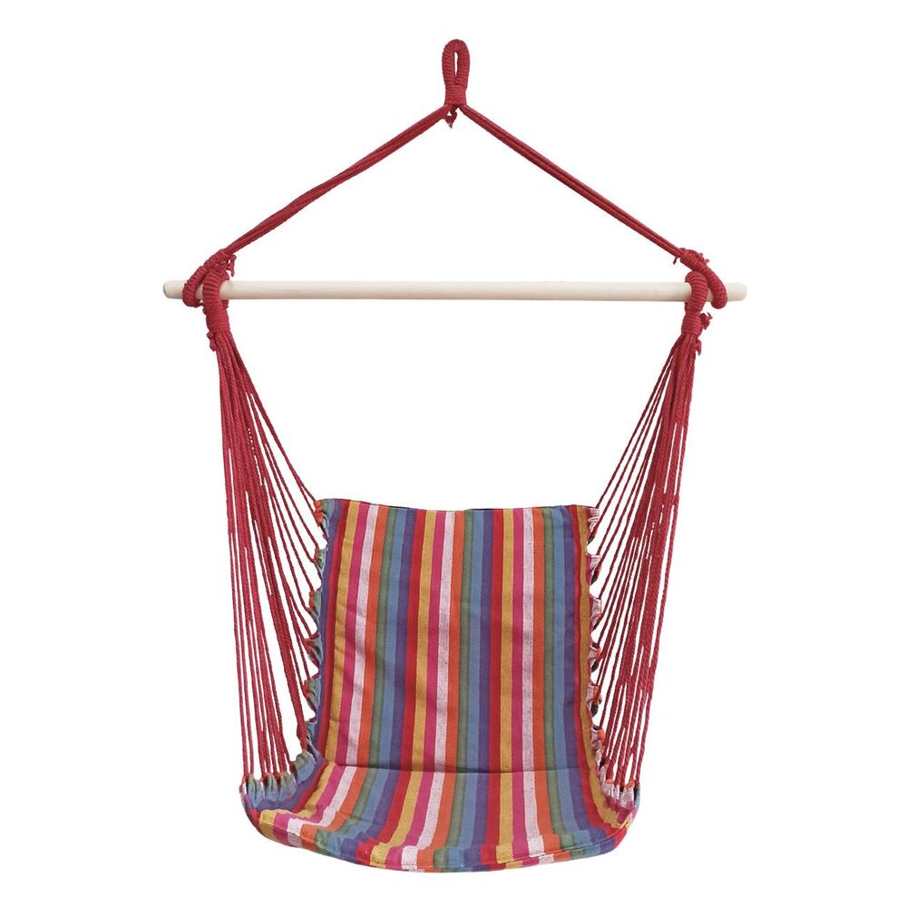 Αιώρα Κάθισμα Ριγέ Πολύχρωμη με Μαξιλάρι 50x110cm