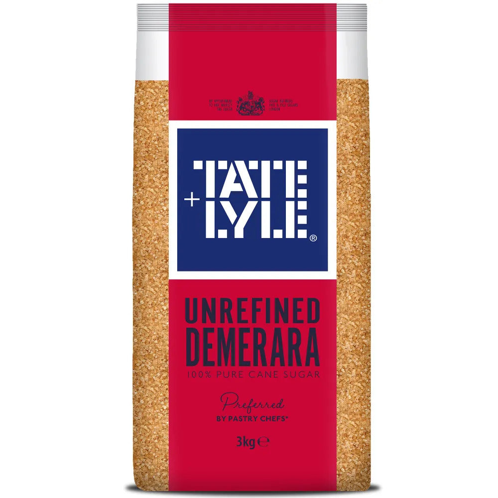 Ζάχαρη Ακατέργαστη Καστανή Tate and Lyle Fairtrade Unrefined Demerara Sugar 3kg