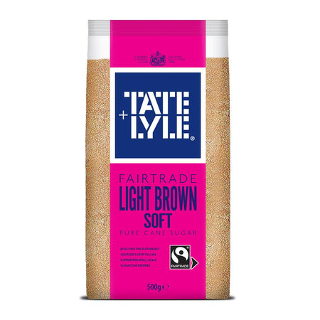 Ζάχαρη Καστανή Tate and Lyle Light Brown Soft Pure Cane Sugar 500ml