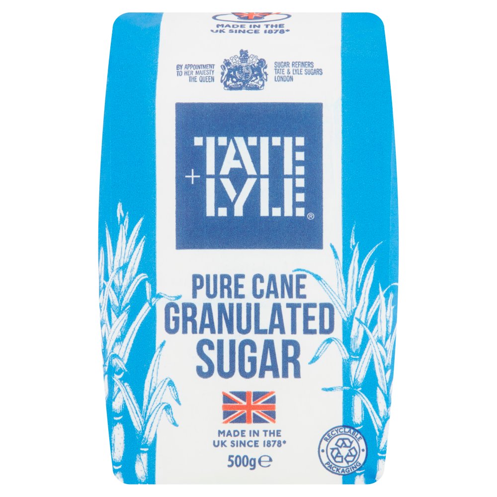 Tate and Lyle Pure Cane Granulated Sugar 500g