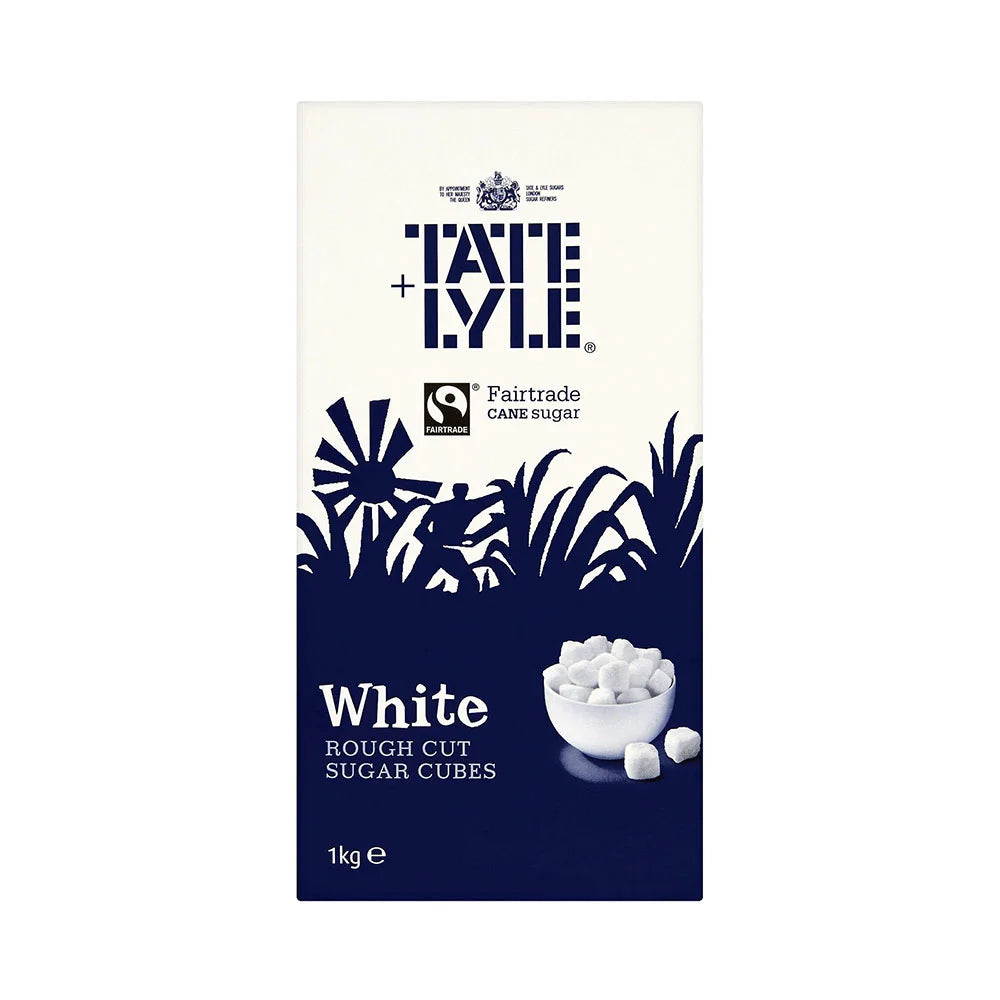 Tate and Lyle White Rough Cut Sugar Cubes 1kg