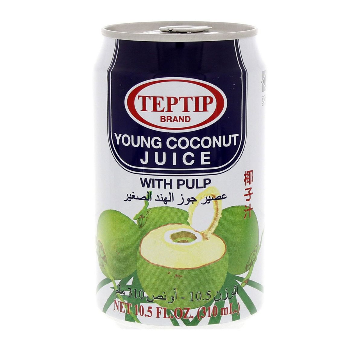 Χυμός με Καρύδα TepTip Young Coconut Juice with Pupl