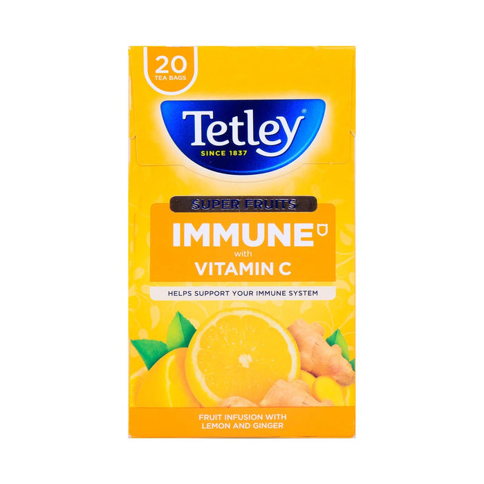 Tetley Immune Vitamin C Lemon and Ginger Fruit Infusion