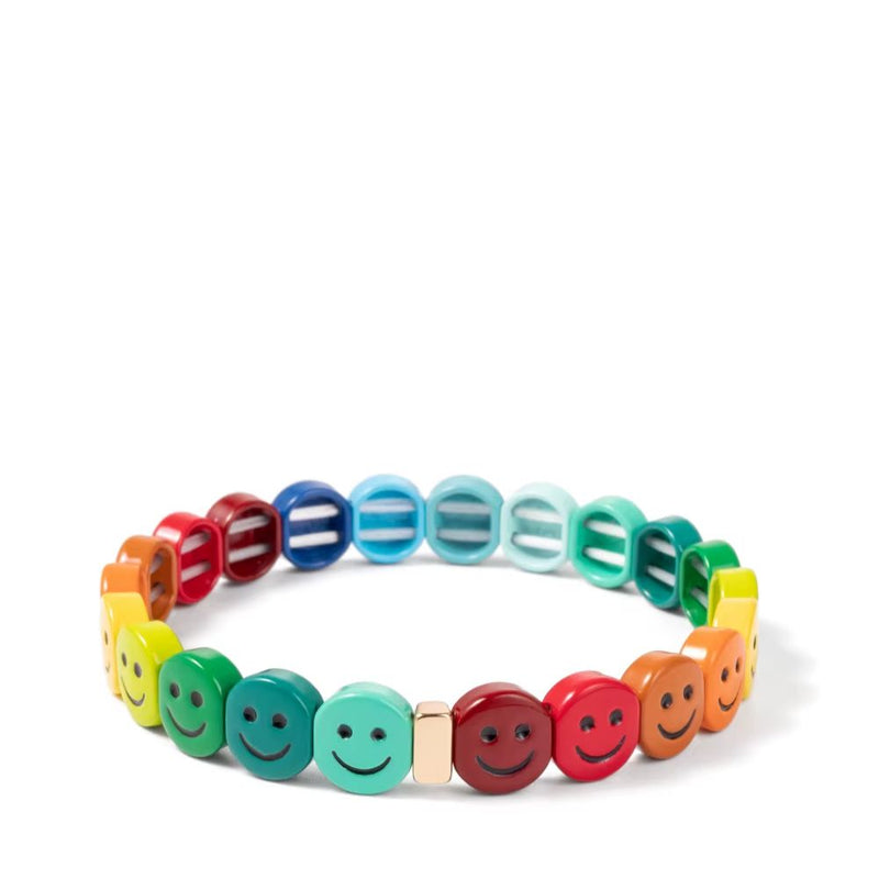 The Mamacita Store Colourful Smiley Bracelet