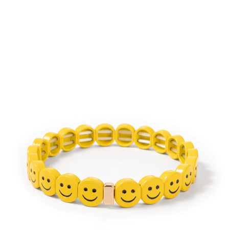 The Mamacita Store Yellow Smiley Bracelet