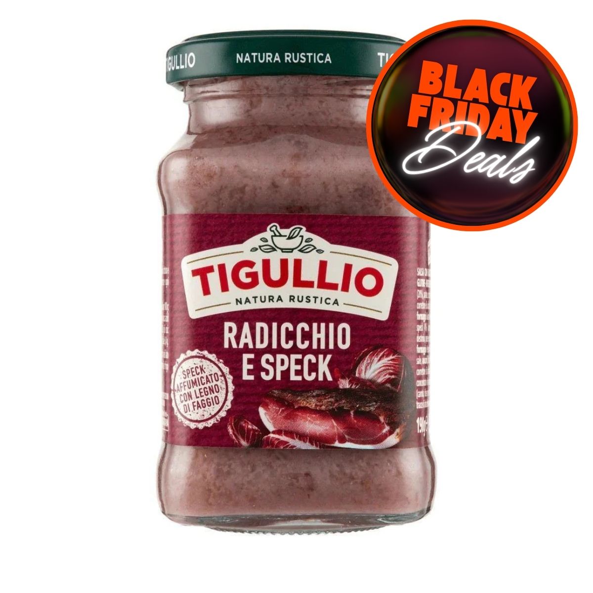 Σάλτσα με Ραδίκιο και Καπνιστό Χοιρινό Χωρίς Γλουτένη Star Tigullio Gran Pesto Radicchio e Speck