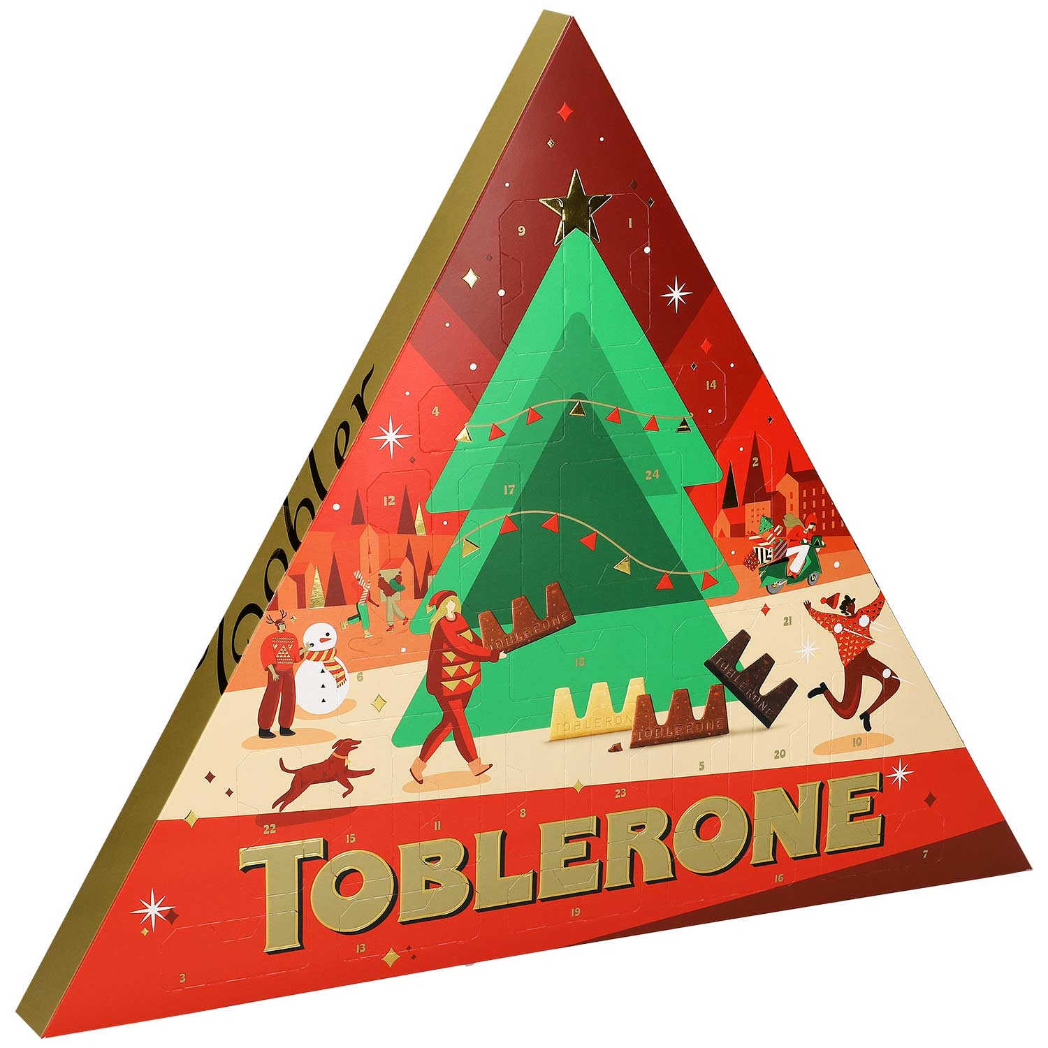 Toblerone Triangular Advent Calendar
