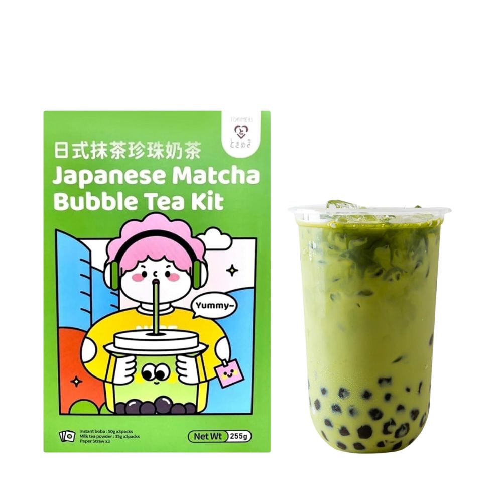 Tokimeki Japanese Matcha Bubble Tea Kit