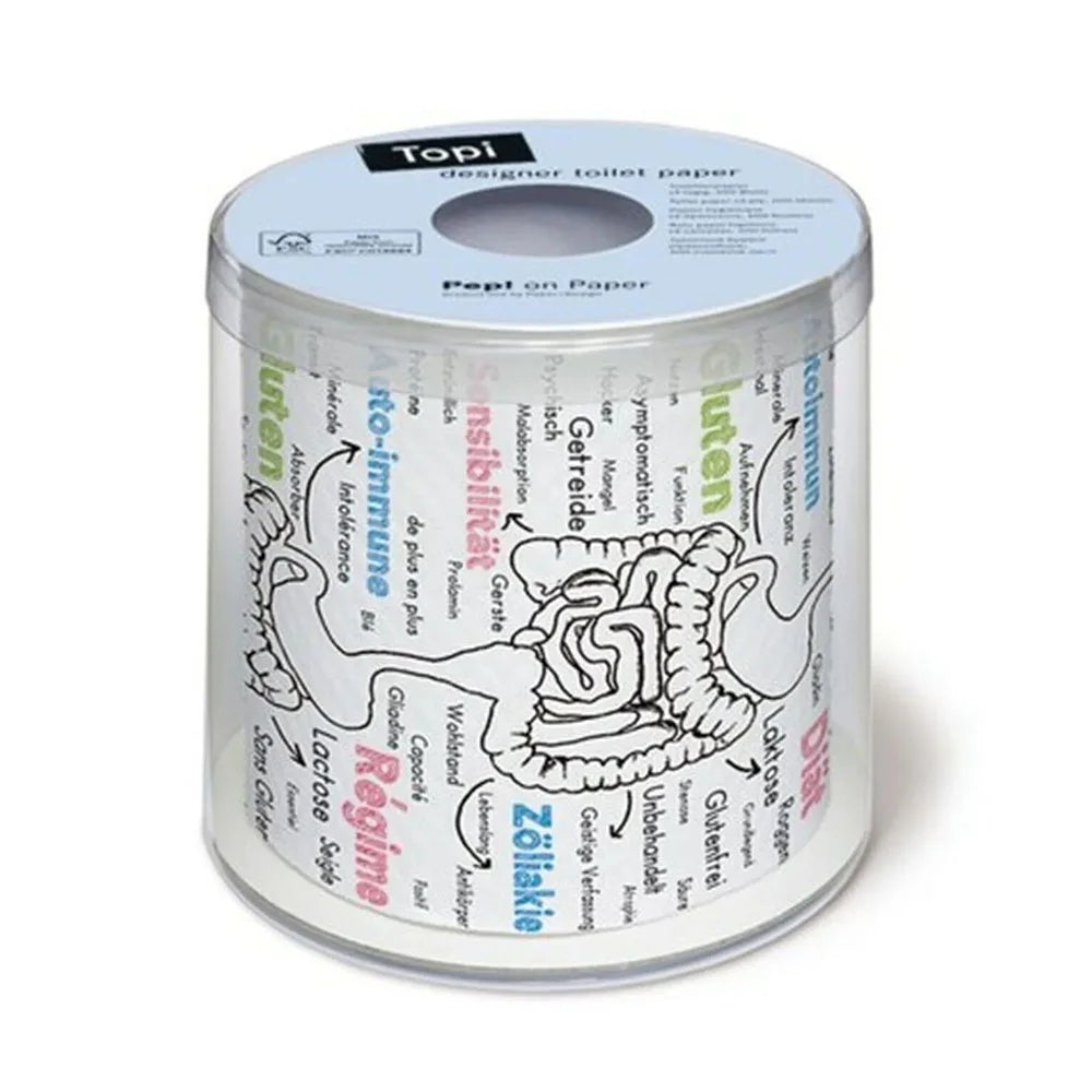 Χαρτί Υγείας Topi Designer Toilet Paper Anatomy 125g