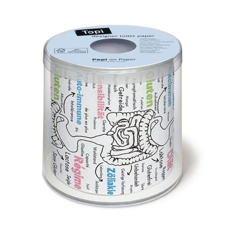 Χαρτί Υγείας Topi Designer Toilet Paper Anatomy 125g