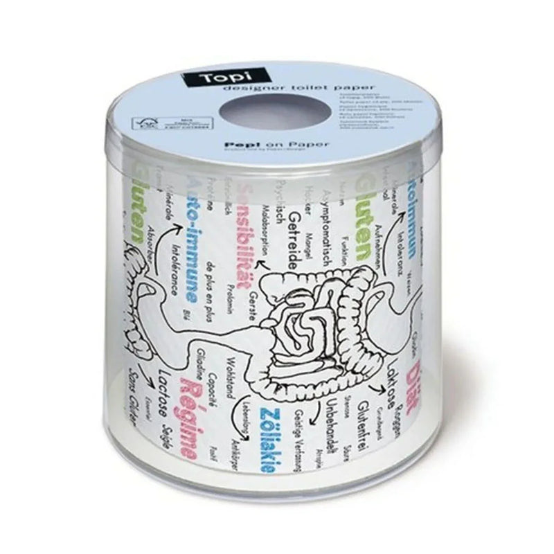 Χαρτί Υγείας Topi Designer Toilet Paper Anatomy 125g