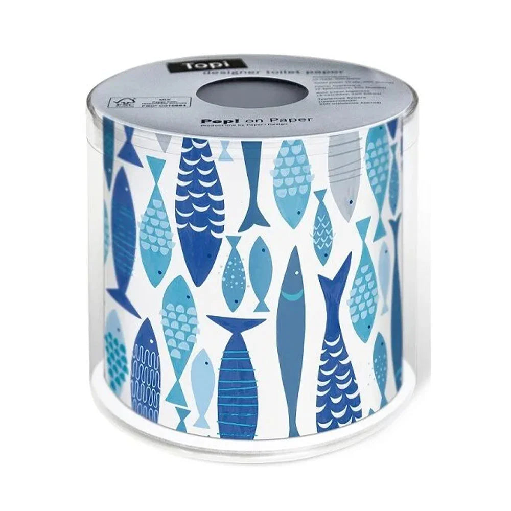 Χαρτί Υγείας Topi Designer Toilet Paper Shoal Of Fish 125g