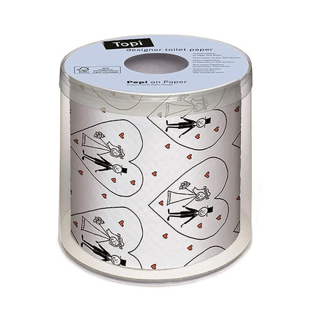 Χαρτί Υγείας Topi Designer Toilet Paper Wedding 125g