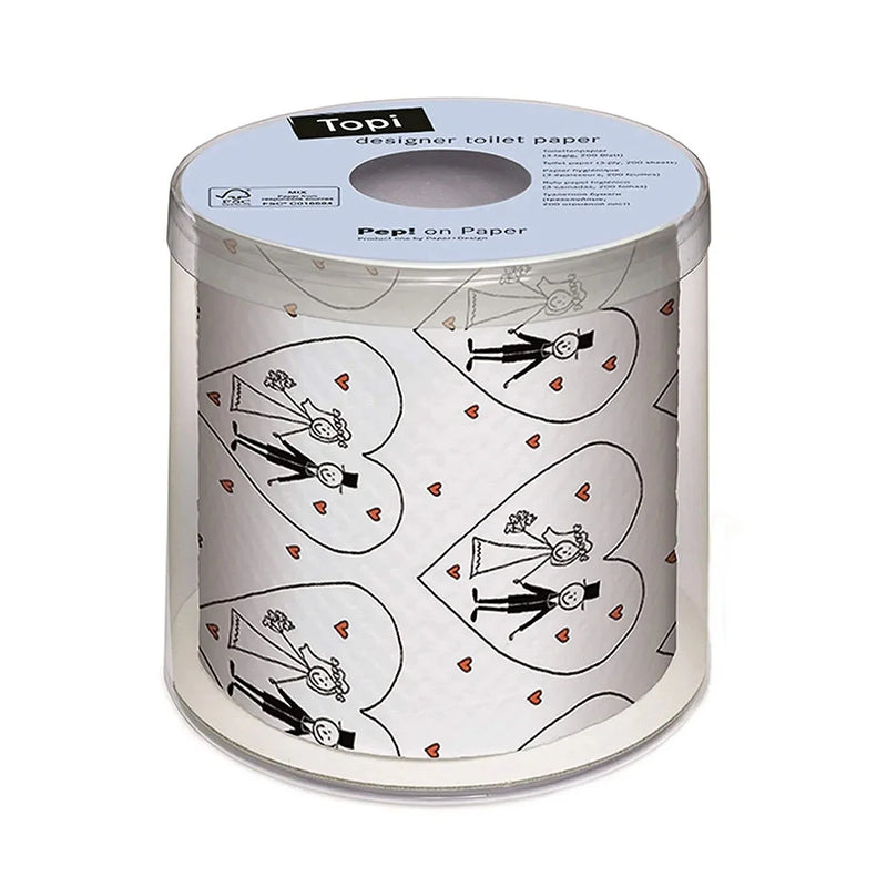 Χαρτί Υγείας Topi Designer Toilet Paper Wedding 125g