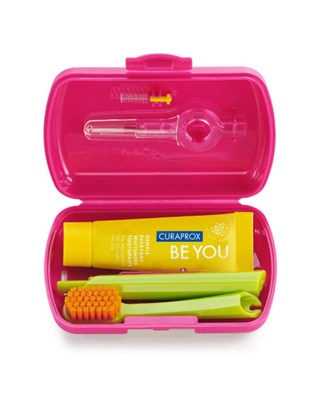 Curaprox Be You Travel Set Fuchsia