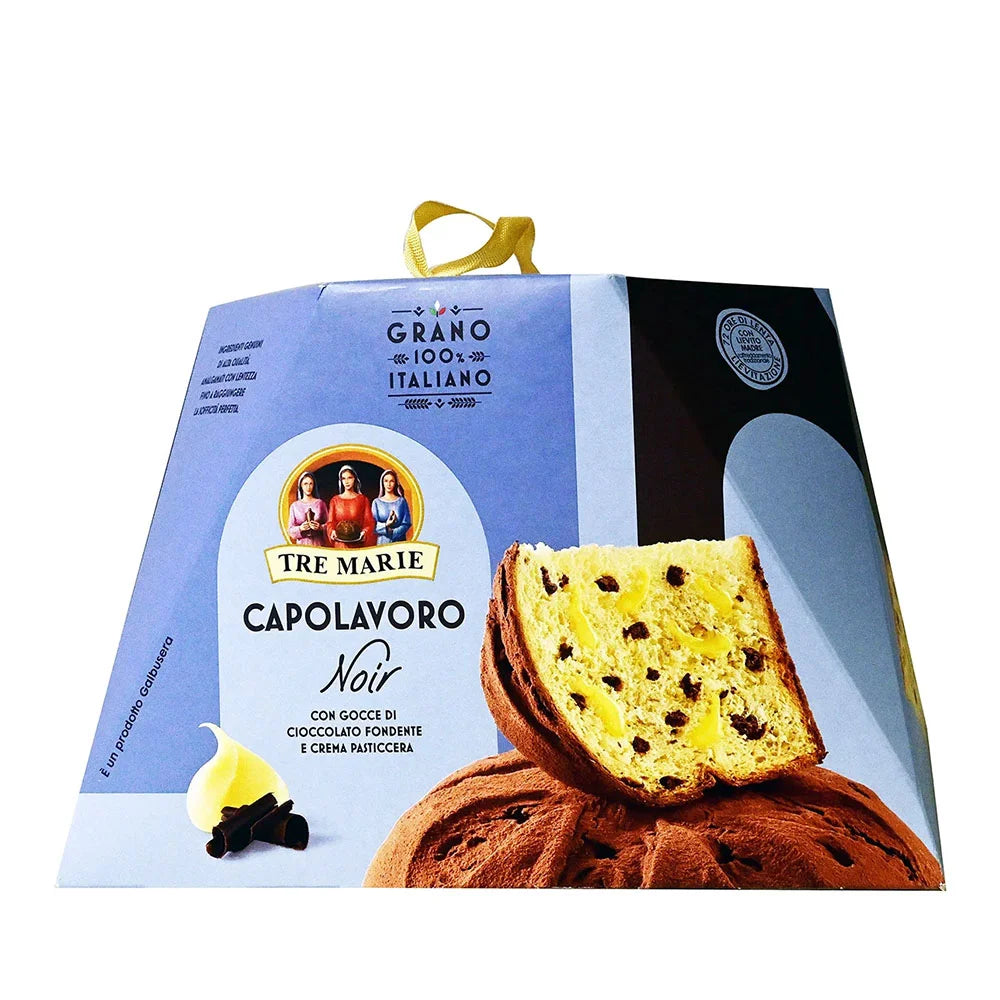Χριστουγεννιάτικο Κέικ Πανετόνε Tre Marie Capolavoro Noir Panettone Christmas Cake 830g
