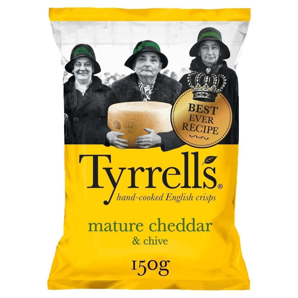 Πατατάκια Tyrrells Mature Cheddar and Chive 150g