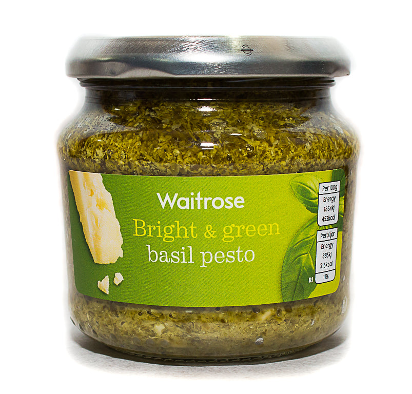 Σάλτσα Πέστο Βασιλικού Waitrose Bright and Green Basil Pesto 190g