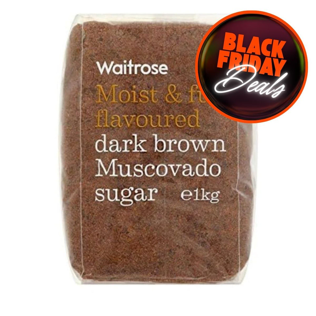 Ζάχαρη Ακατέργαστη Μαύρη Waitrose Moist and Full Flavoured Dark Brown Muscovado Sugar