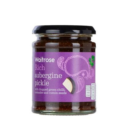 Waitrose Rich Aubergine Pickle 300g