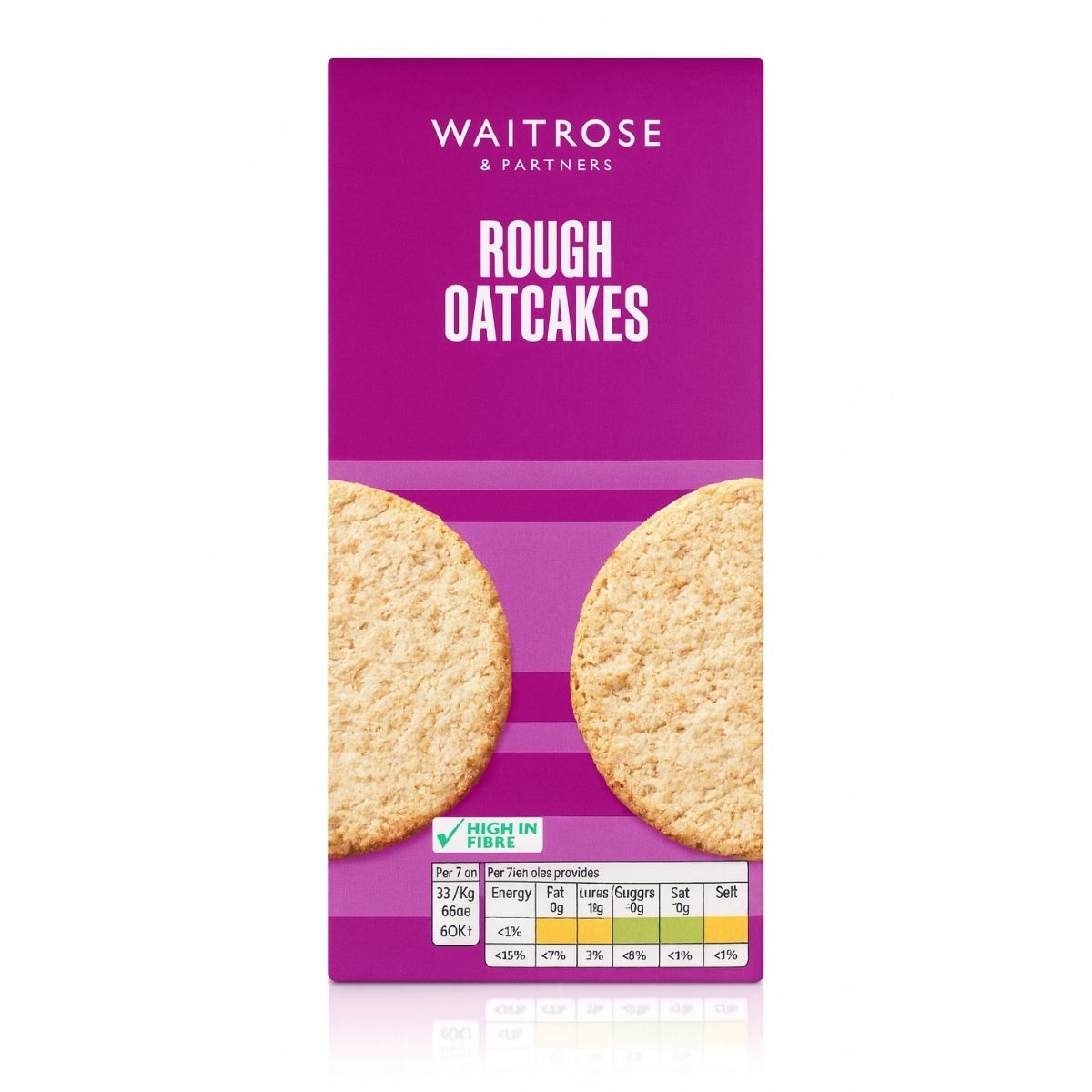 Μπισκότα Waitrose High in Fibre Rough Oatcakes