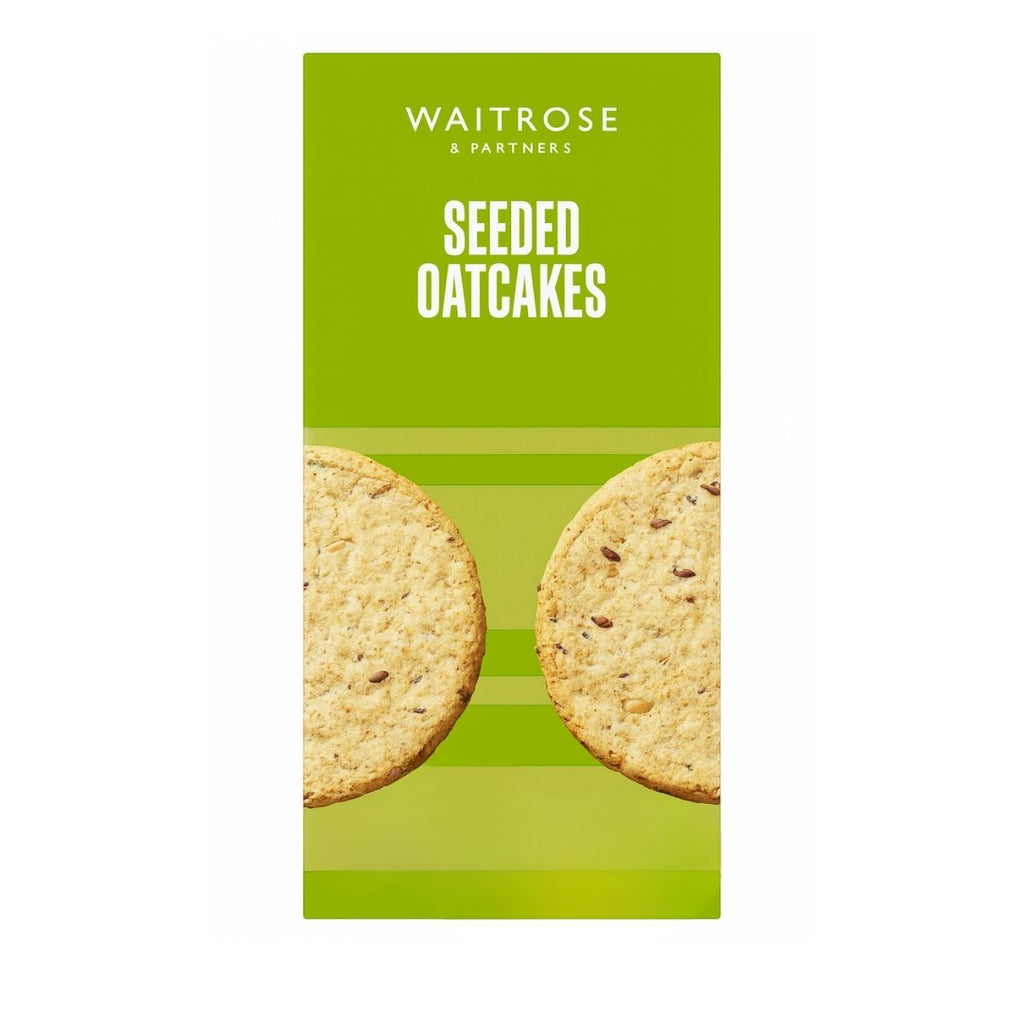 Μπισκότα Βρώμης με Σπόρους Waitrose High in Fibre Seeded Oatcakes