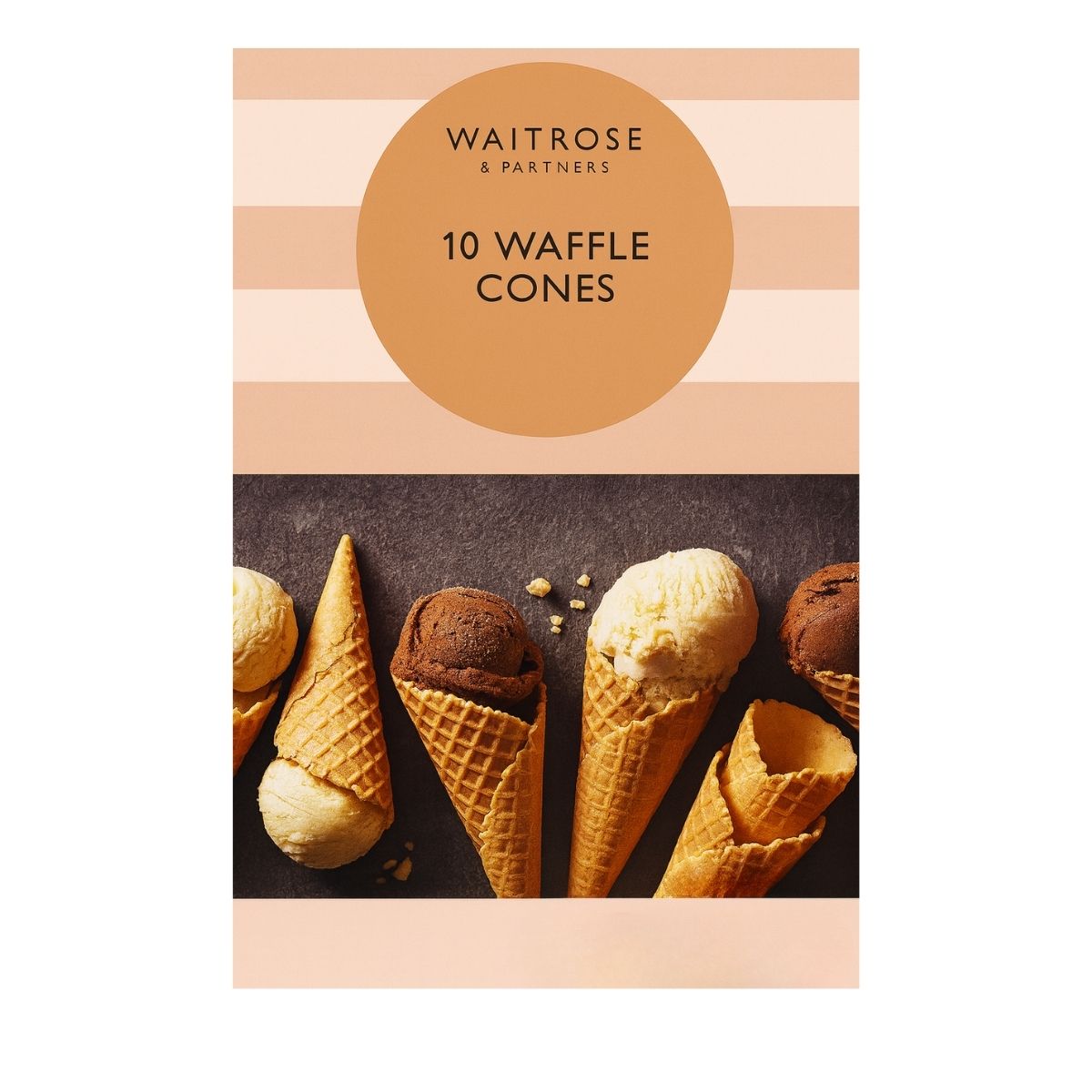 Χωνάκια Παγωτού 10 τεμαχίων Waitrose Waffle Cones