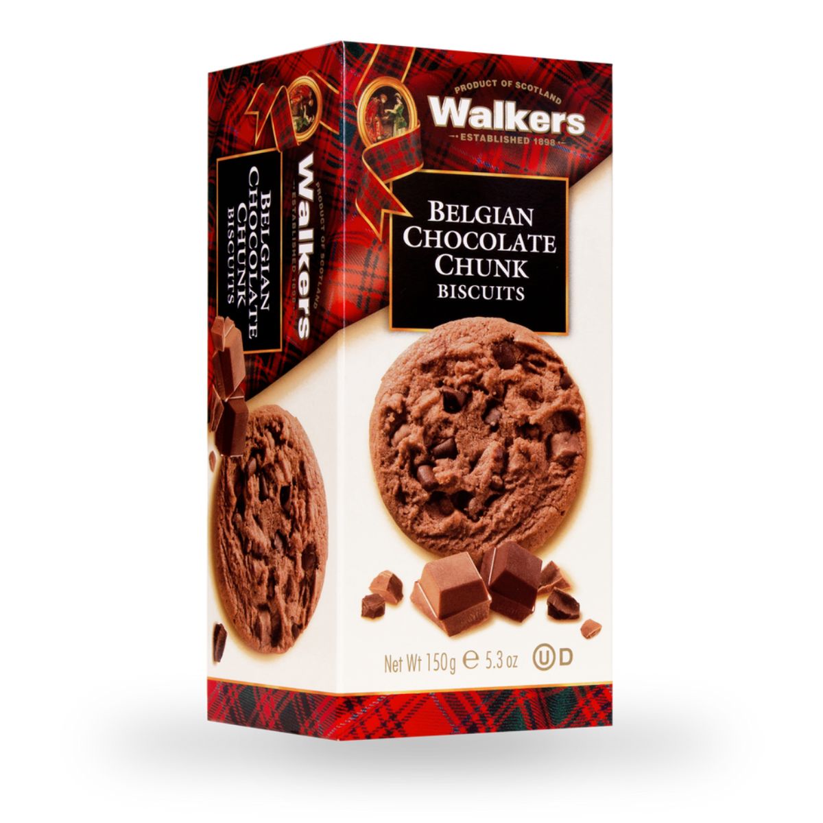 Μπισκότα Σοκολάτας Walkers Belgian Chocolate Chunk Biscuits