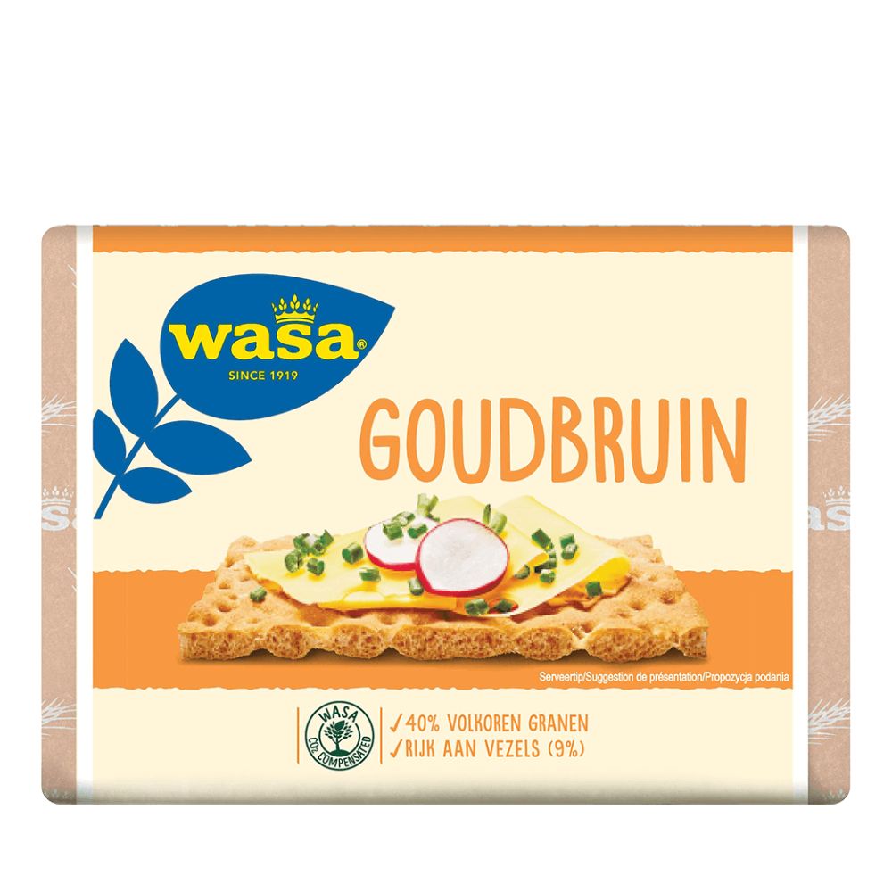 Φρυγανιές Λεπτές Wasa Golden Brown Crispy Bread