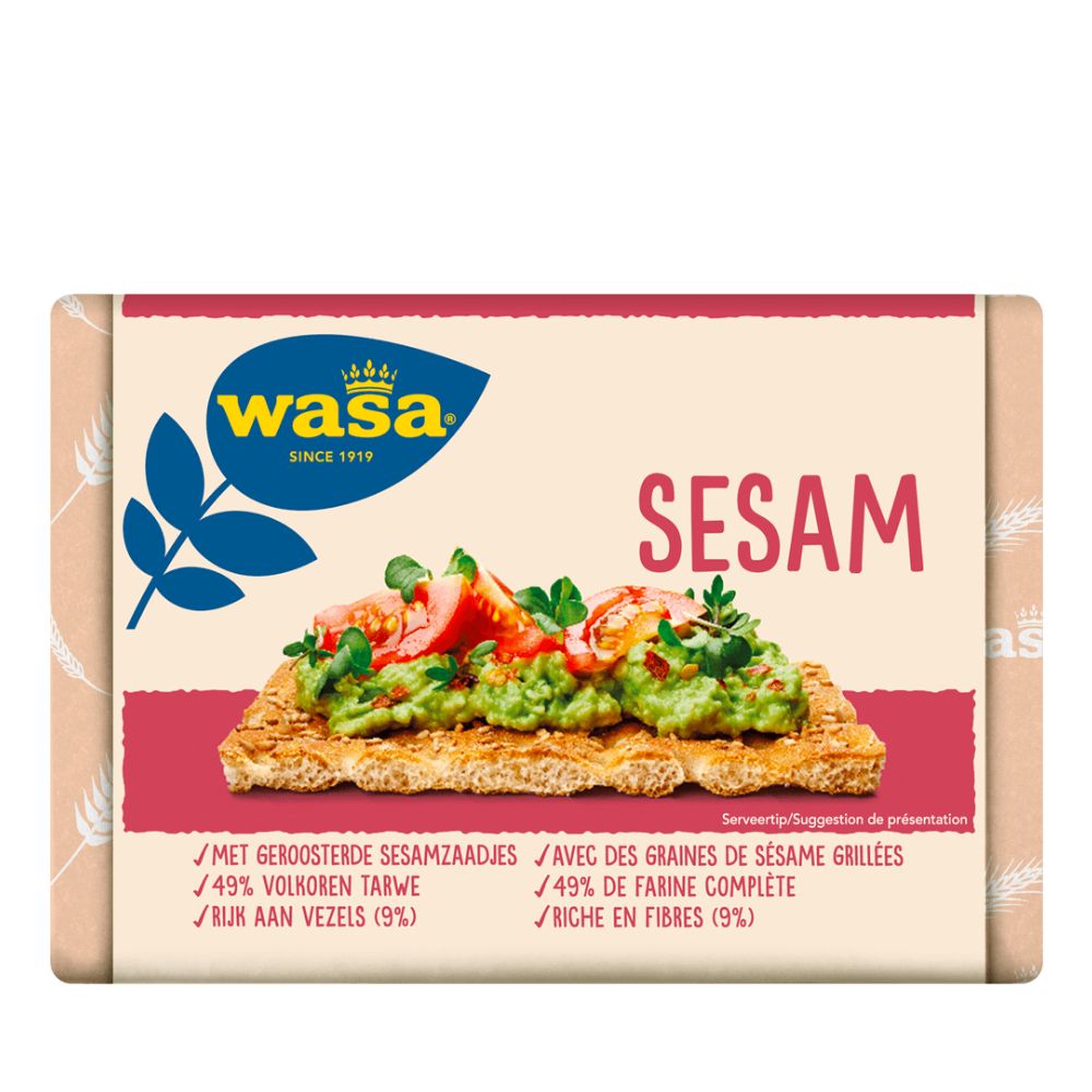 Φρυγανιές Λεπτές με Σπόρους Σουσαμιού Wasa Sesam