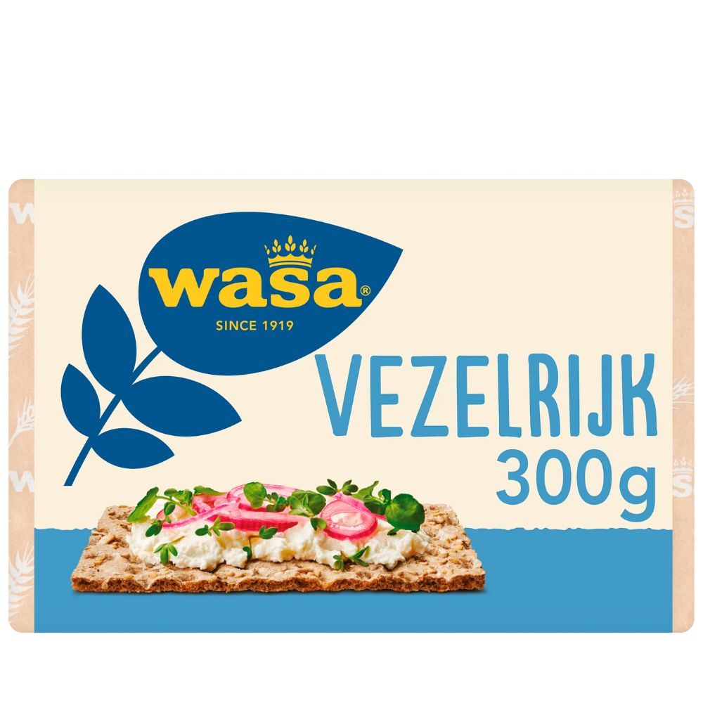 Φρυγανιές Πλούσιες σε Φυτικές Ίνες Wasa Fibre Vezelrijk